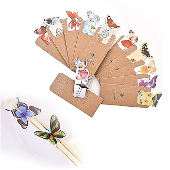 Amazon | 20枚セット しおり ブックマーク メッセージ カード